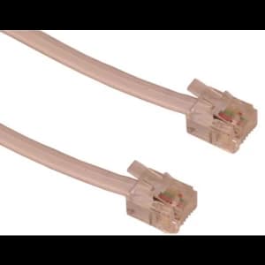 Image of Sandberg RJ11 to RJ11 cable 1.8 Metres White 5 Year Warranty