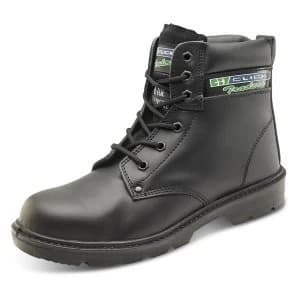 Image of Click Traders S3 6" Boot PU Leather Size 10 Black Ref CTF20BL10 Up to