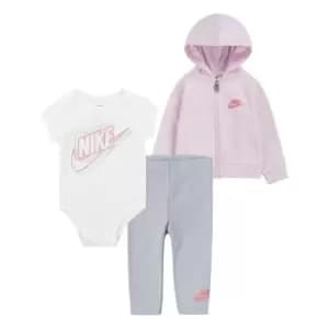 Image of Nike Doodle Dreamer 3 Piece Set Baby Girls - Grey
