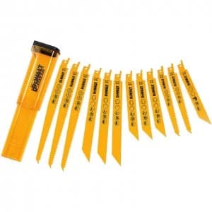 Image of DEWALT DT2445 12 Piece Extreme Reciprocating Saw Blade Set
