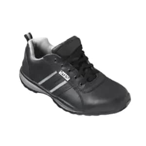 Image of Dennys Unisex AFD Steel Toe Cap Safety Trainer / Footwear (44 EUR) (Black/Grey)