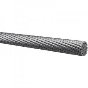 Image of Strand 1 x 1mm Silver Kabeltronik 401010001