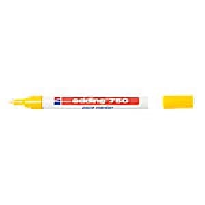 Image of edding 750 Paint Marker Bullet 2mm Yellow 10 Pieces