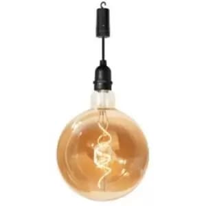 Image of Battery LED Garden Bulb Sphere - Black - Luxform