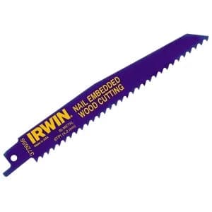 Image of IRWIN 656R 150mm Sabre Saw Blade Nail Embedded Wood Cut Pack of 5