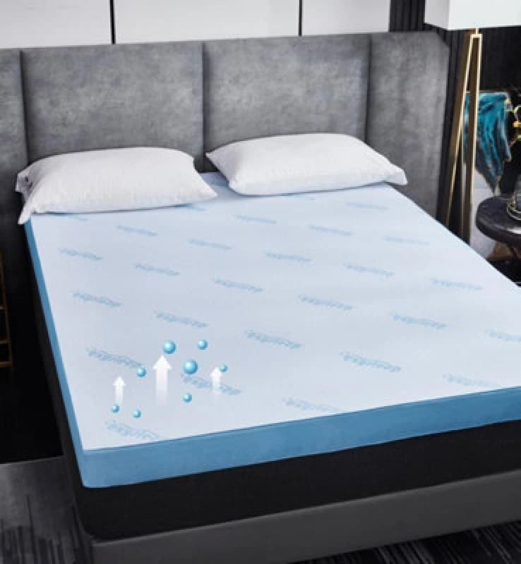 Image of Ezysleep Ezysleep Air Flow Memory Foam Mattress Topper 2" in White Size: Single White Single Unisex 5034567871846