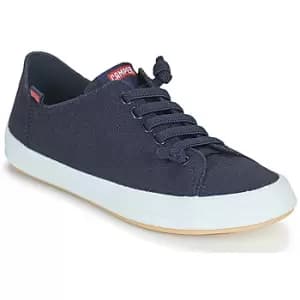 Image of Camper HOOPS womens Shoes Trainers in Blue,2