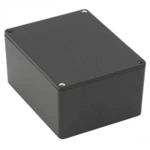 Image of Hammond 1590PPBK Diecast Box with PCB Guides 121 x 95 x 61 Black