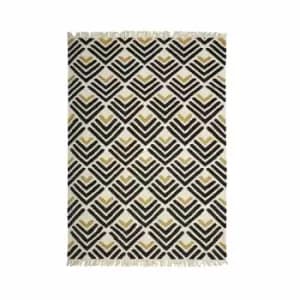 Image of Soft Geo Wool Rug
