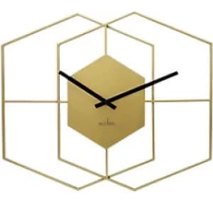 Image of Acctim Clock 29668 55.5cm x 3.4cm x 50cm Brass