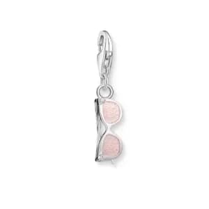 Image of THOMAS SABO Silver Pink Sunglasses Charm
