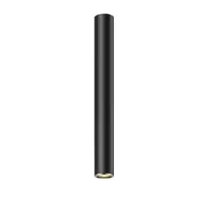 Image of Loya Large Surface Mounted Downlight, Matt Black, French Gold, 1x GU10