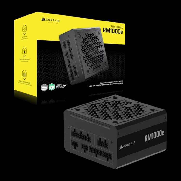Image of CORSAIR RMe Series RM1000e Modular ATX PSU - 1000 W 840006691389