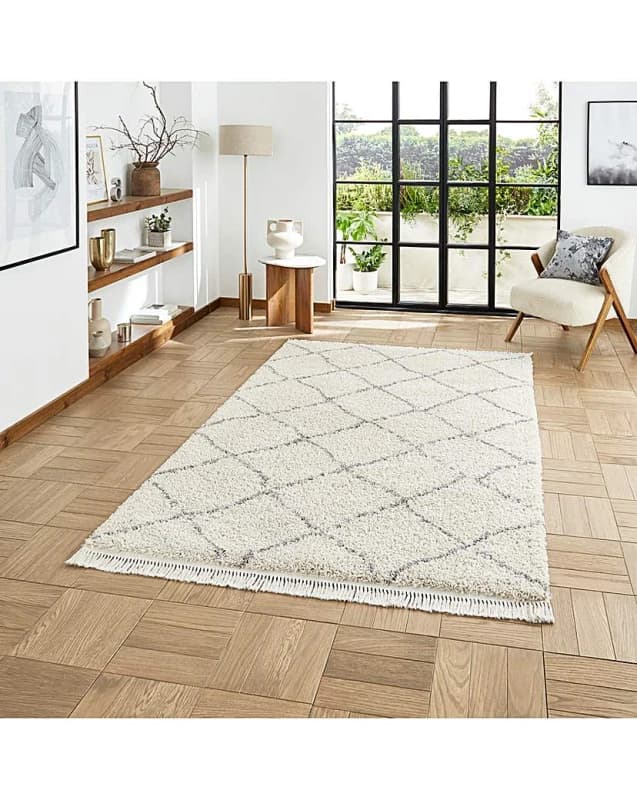 Image of Think Rugs Think Rugs Boho Berber Rug Cream - Think Rugs - Size: 120X170 Cream 120X170 MP65710