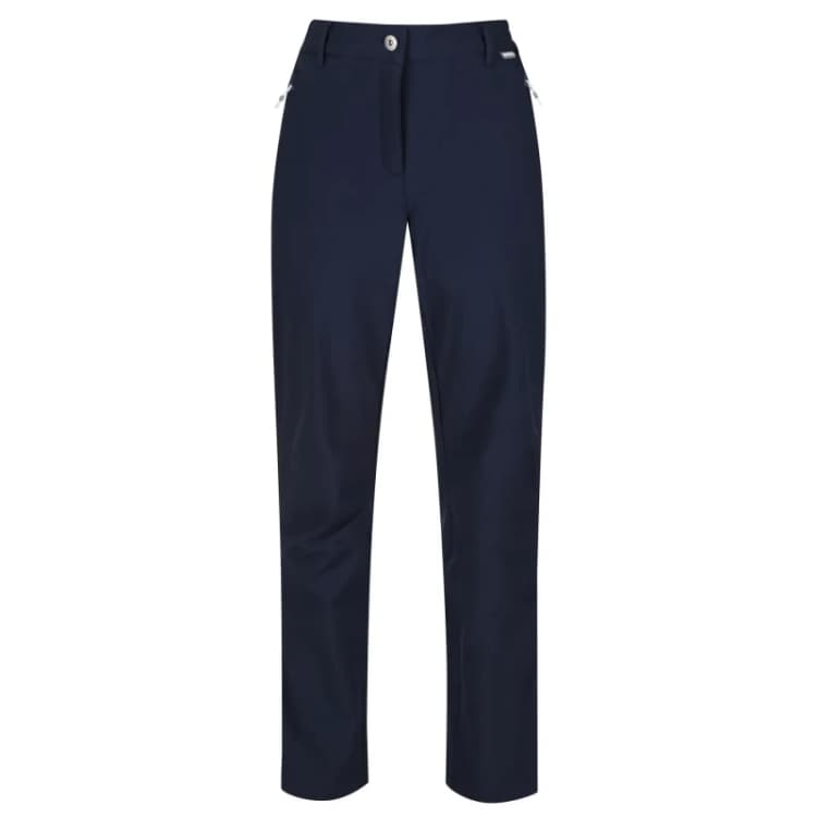 Image of Womens waterproof trousers Regatta Geo II Bleu Female 44 Tall