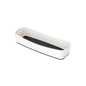 Image of MyBox WOW Organiser Tray Long, Storage W 307 X H 55 X D 105 MM White/Black - Outer Carton of 4