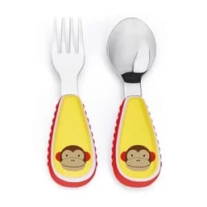 Image of Skip Hop Zoo Monkey Utensils Set