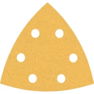 Image of Bosch Expert C470 Punched Quick Fit Delta Sanding Sheets for Paint and Wood 93mm x 93mm 100g Pack of 5
