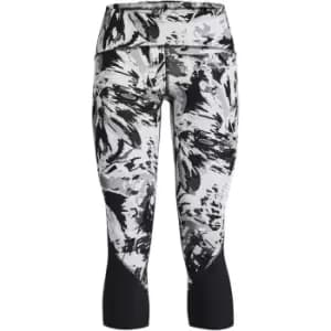 Image of Under Armour Fly Fast Print Tights Womens - Black
