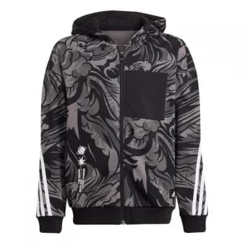 Image of adidas ARKD3 Graphic Hood Boys - Black/White