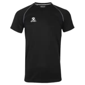 Image of Shrey Performance Training Shirt S/S Senior - Black