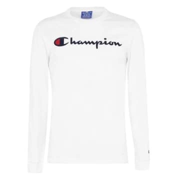 Image of Champion Chest Logo T Shirt - White