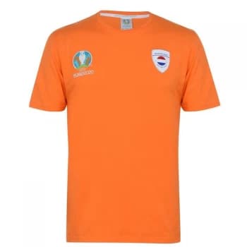 Image of UEFA Euro 2020 Holland Core Tee Mens - Orange