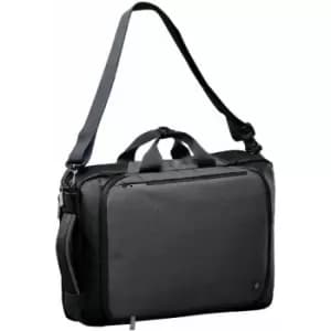 Image of Stormtech Adults Unisex Road Warrior Computer Bag (One Size) (Graphite Grey/Black) - Graphite Grey/Black