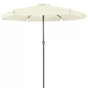 Image of Garden Sun Parasol with Crank Handle 3.5m Beige UV-Protection-40