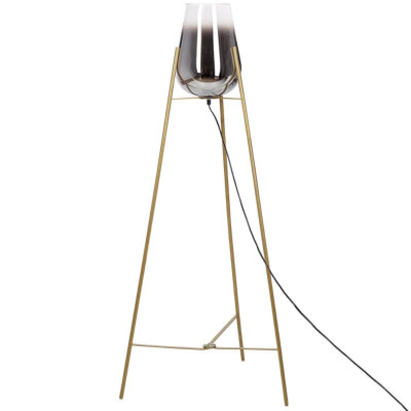 Image of Beliani Floor Lamp Mena Metal Gold