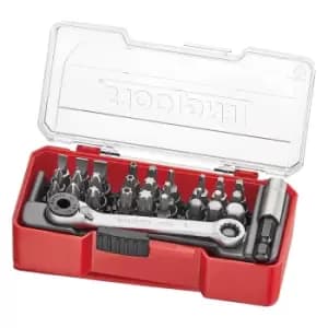 Image of Teng Tools TJ1429 Bit Set 29 Pieces With Ratchet in Case