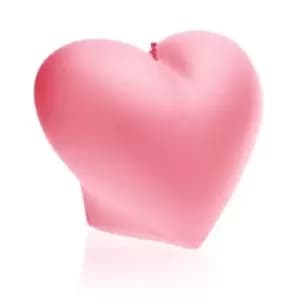 Image of Heart Smooth Candle – Pink