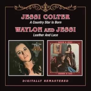 Image of A Country Star Is Born/Leather and Lace by Jessi Colter CD Album