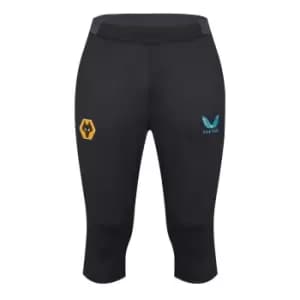 Image of Castore Wolves three quarterTraining Pants - Black