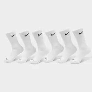 Image of Nike Everyday Plus Cushioned Crew Training Socks (6-Pack)