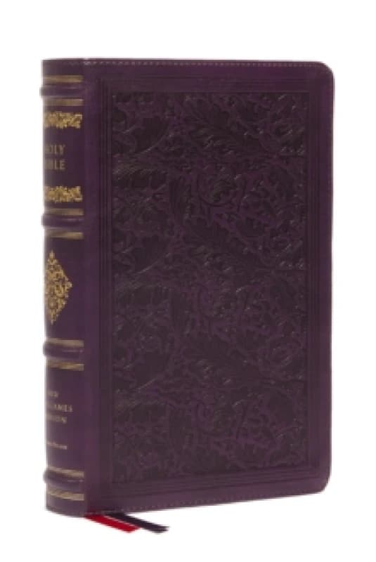 Image of NKJV Large Print Reference Bible, Purple Leathersoft, Red Letter, Comfort Print (Sovereign Collection) : Holy Bible, New King James Version Leather /