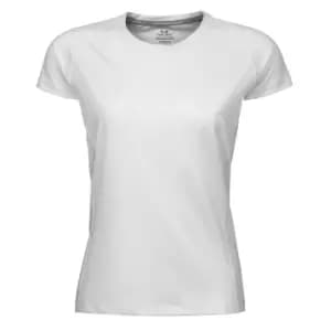 Image of Tee Jays Womens/Ladies Cool Dry Short Sleeve T-Shirt (XL) (White)