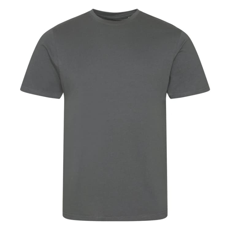Image of AWDis AWDis Men Cascade logie T-Shirt in Charcoal Size: Small Charcoal S Male 5063425363087