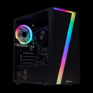 Image of Fierce Tornado AMD Ryzen 5 5600G 16GB 1TB HDD Windows 10 Desktop Gaming PC Bundle with Headset Keyboard & Mouse and Moni