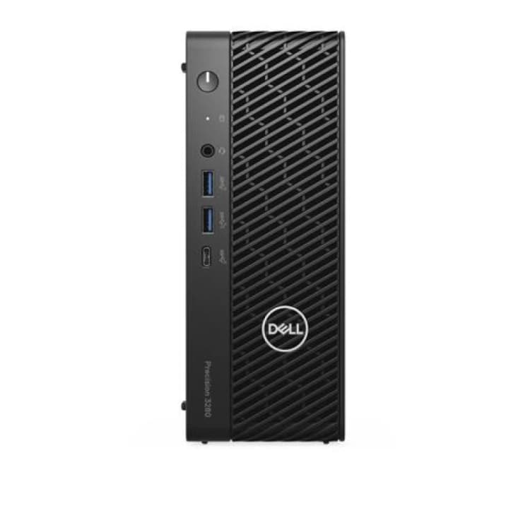 Image of Dell Precision 3280 Workstation, Intel Core i7 14700, NVIDIA T1000 8GB, 8GB GDDR6, 4 mDP to DP adapters, 16GB, 512G, Windows 11 Pro