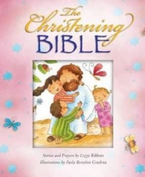 Image of The christening Bible by Lizzie Ribbons