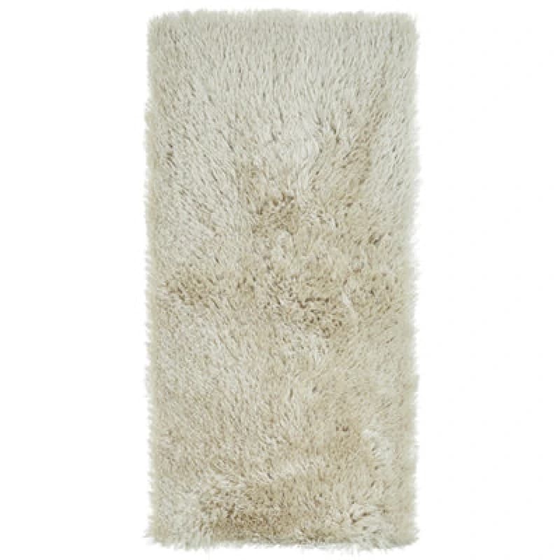 Image of Beliani Shaggygy Rug Cide Beige 80 X 150 Cm
