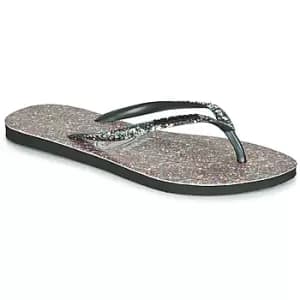 Image of Havaianas SLIM CARNAVAL womens Flip flops / Sandals (Shoes) in Black / 3,4 / 5,39 / 40,7.5,1 / 2 kid,5,8,3 / 4,6 / 7,1 / 2 kid