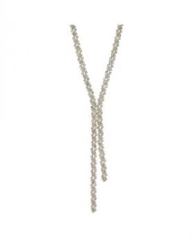 Image of Mood Rose Gold Crystal Lariat Necklace