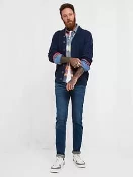 Image of Joe Browns Cut Above Cardigan - Navy, Size 2XL, Men