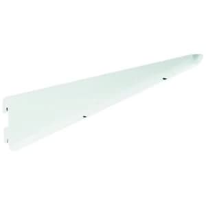 Image of Wickes Twin Slot Shelving Bracket White - 320mm