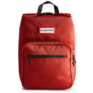 Image of Hunter Nylon Pioneer Topclip Backpack Military Red