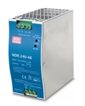 Image of PLANET PWR-240-48 power supply unit 240 W Blue, Grey