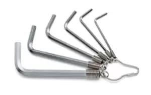 Image of Beta Tools 96 /ST6 6pc Offset Hexagon Key Set Chrome-plated |000960370