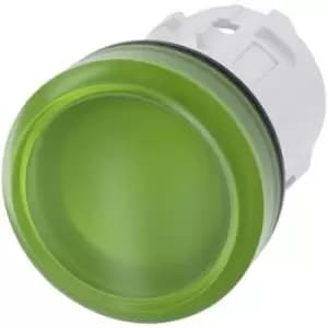 Image of Siemens 3SU1001-6AA40-0AA0 Indicator light planar Green